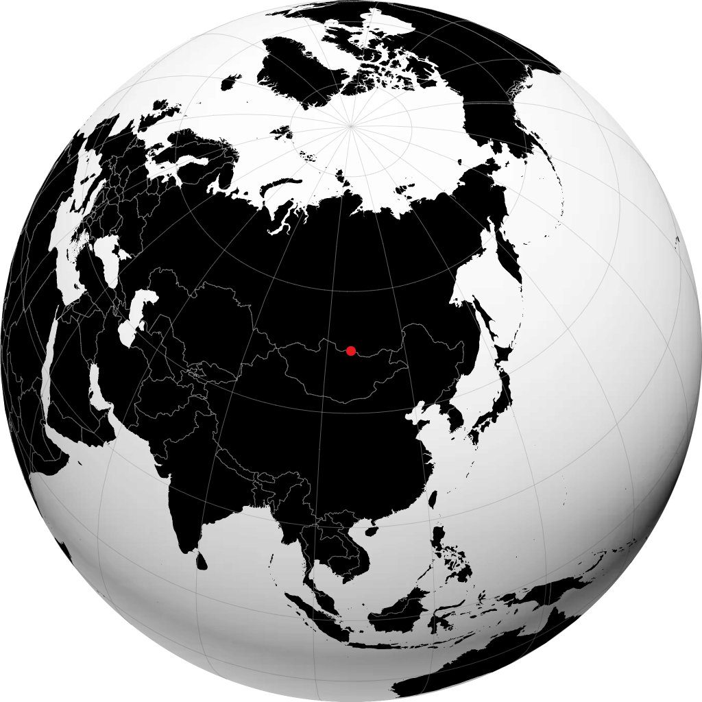 Sühbaatar á hnöttnum