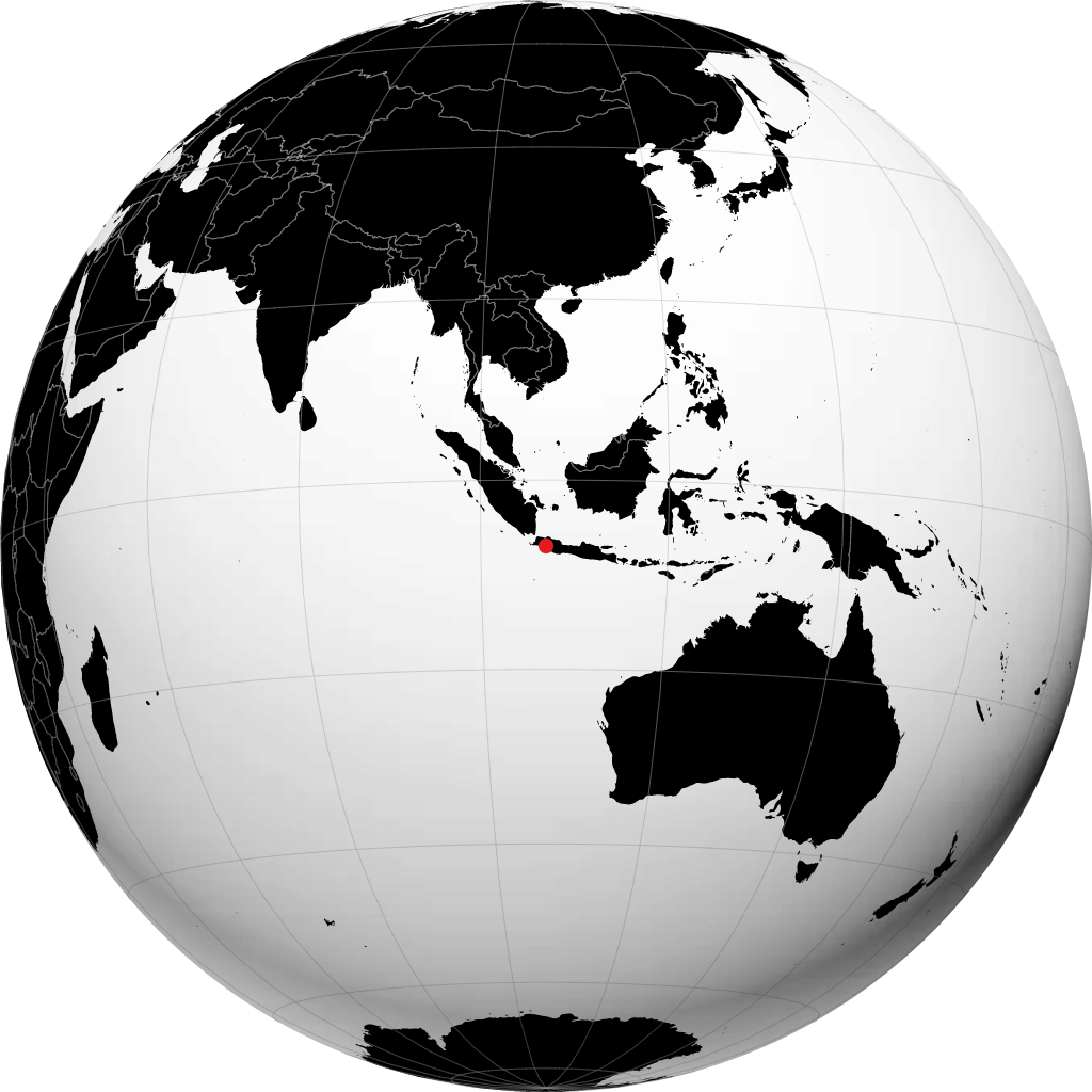 Sukabumi á hnöttnum