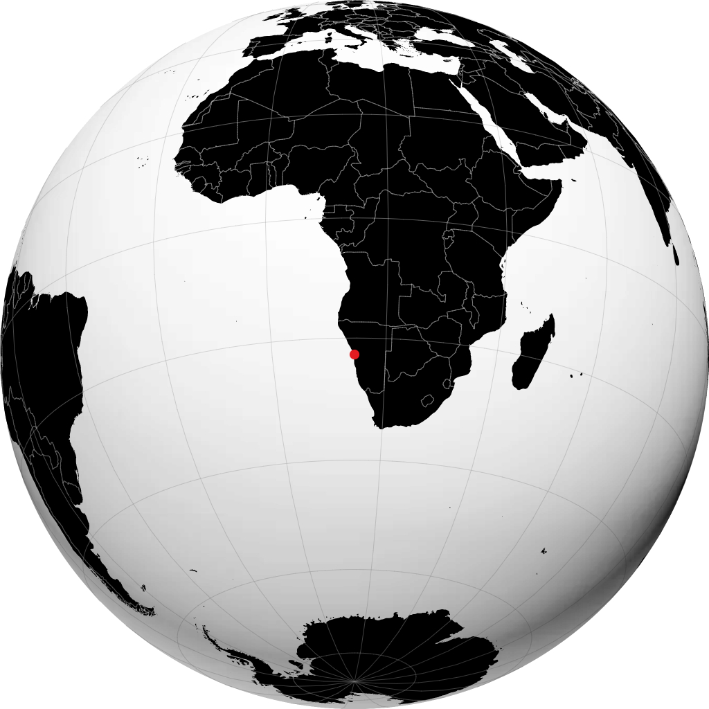 Swakopmund á hnöttnum