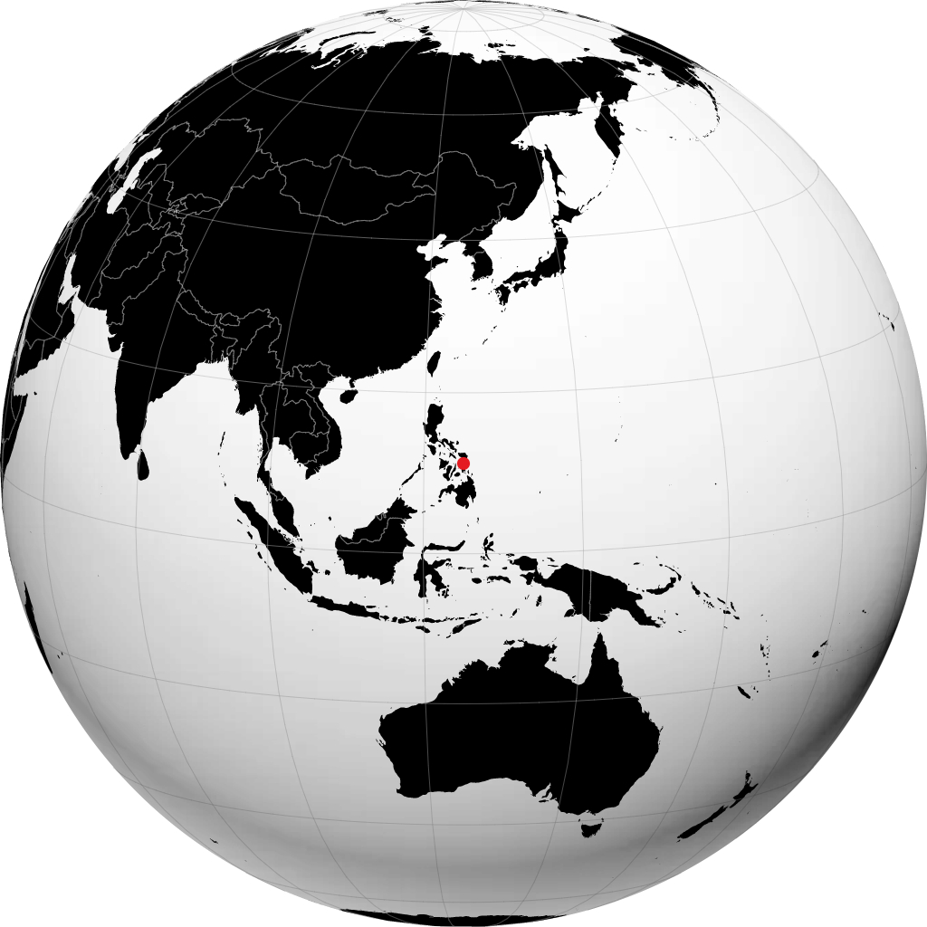 Tacloban City á hnöttnum