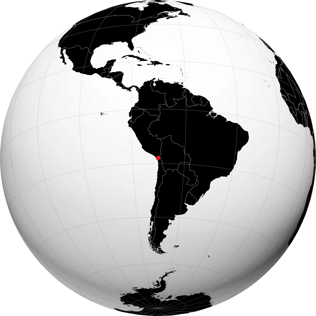 Tacna á hnöttnum