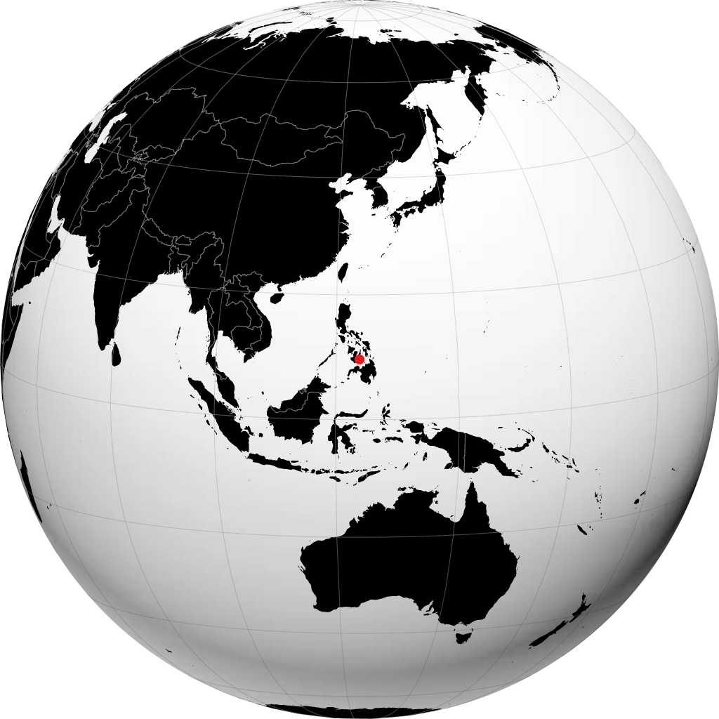 Tagbilaran City á hnöttnum
