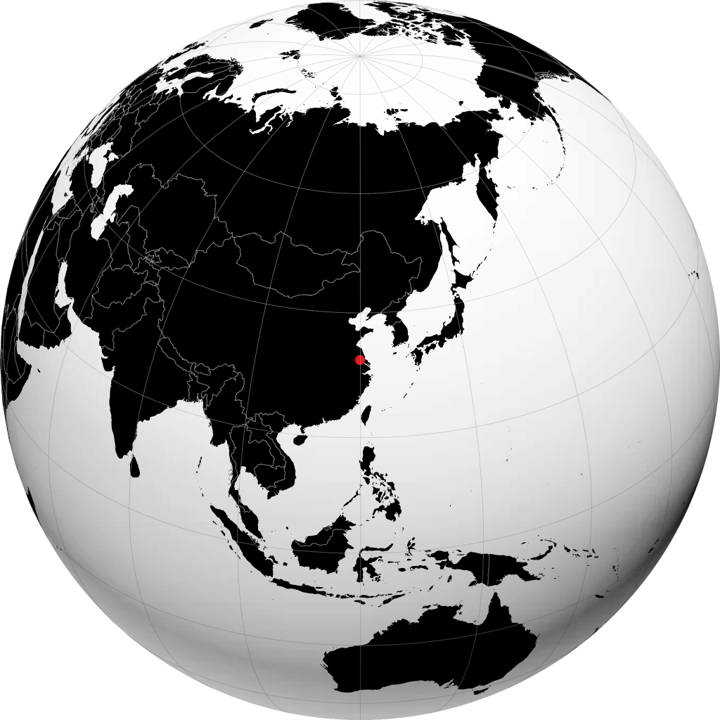 Taizhou á hnöttnum