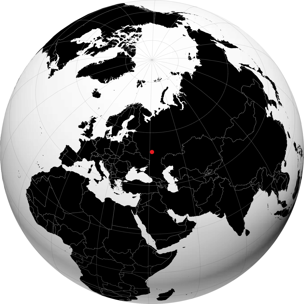Tambov á hnöttnum
