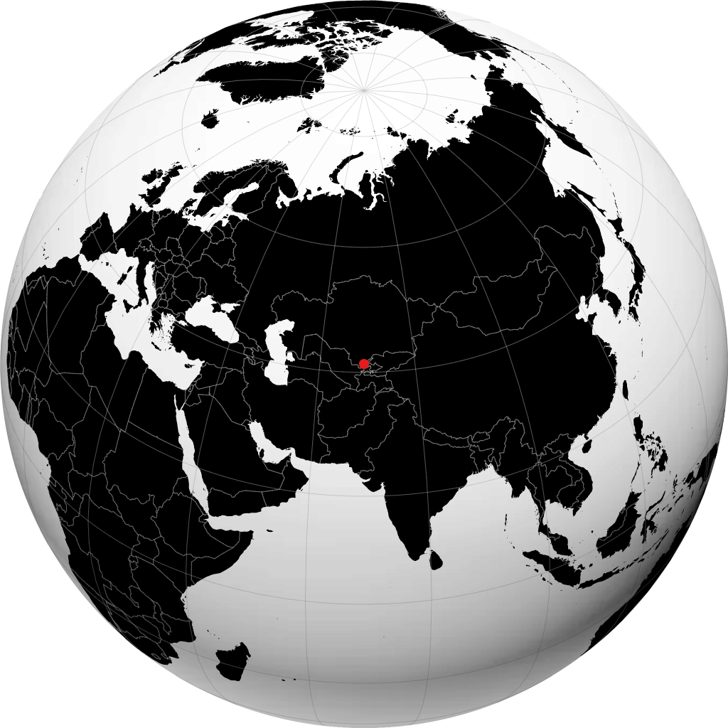 Tashkent á hnöttnum