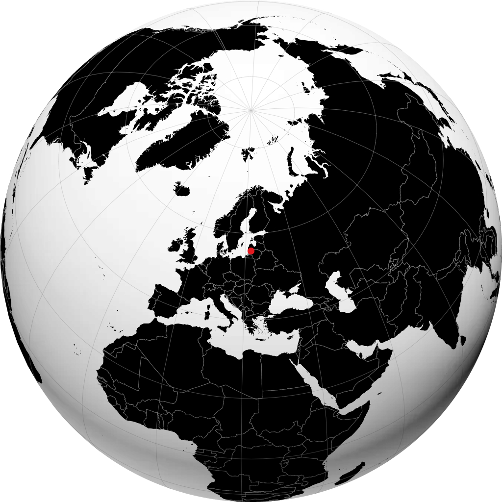 Telšiai á hnöttnum