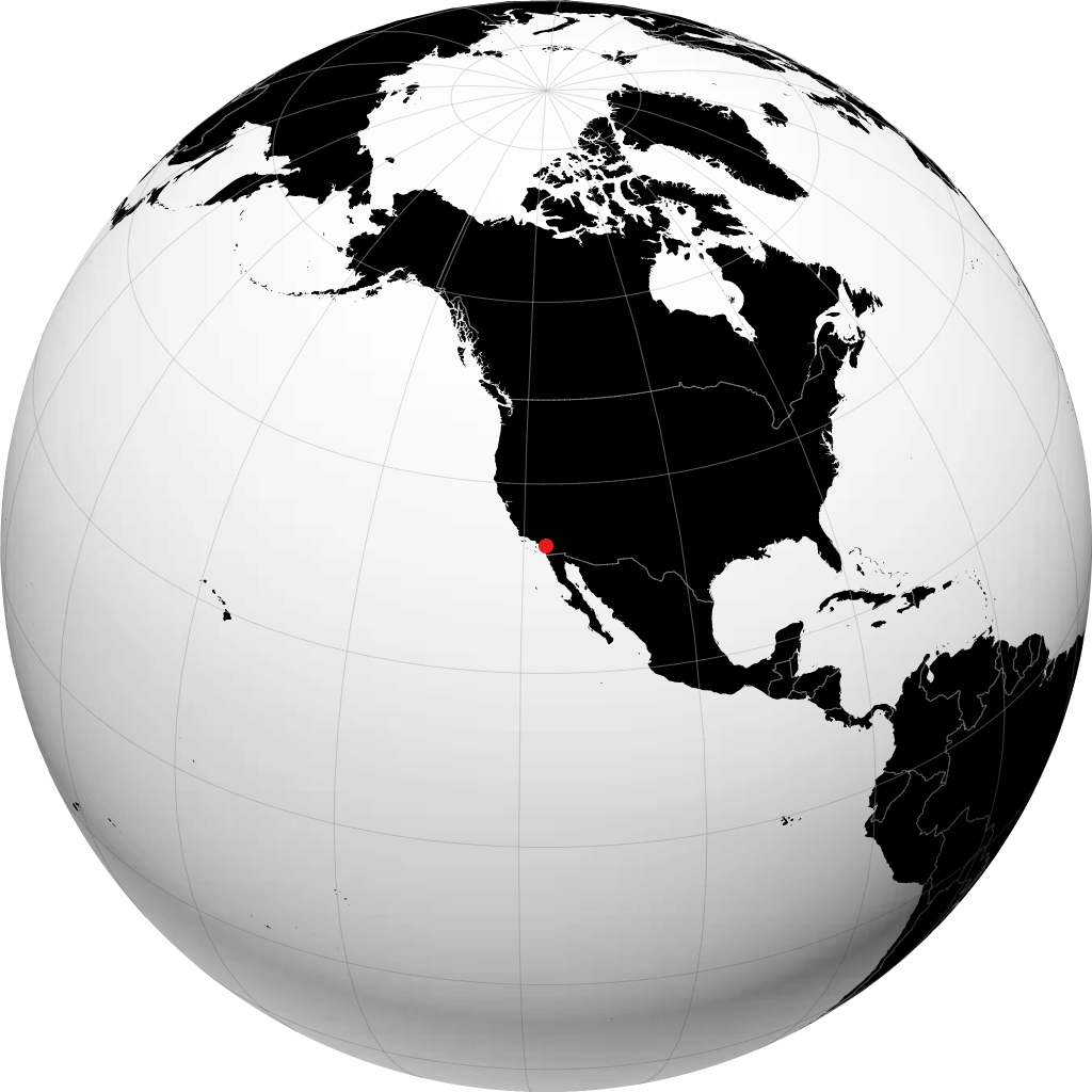 Temecula á hnöttnum