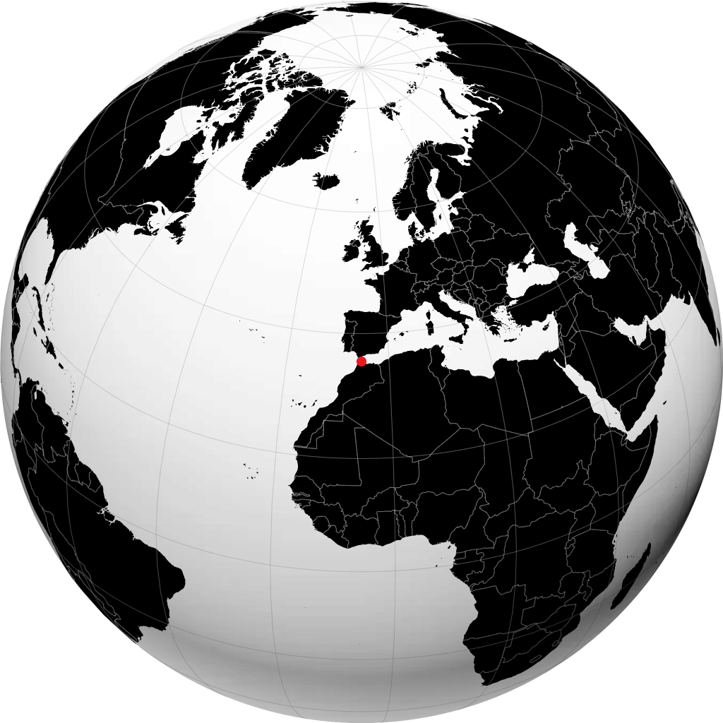 Tétouan á hnöttnum