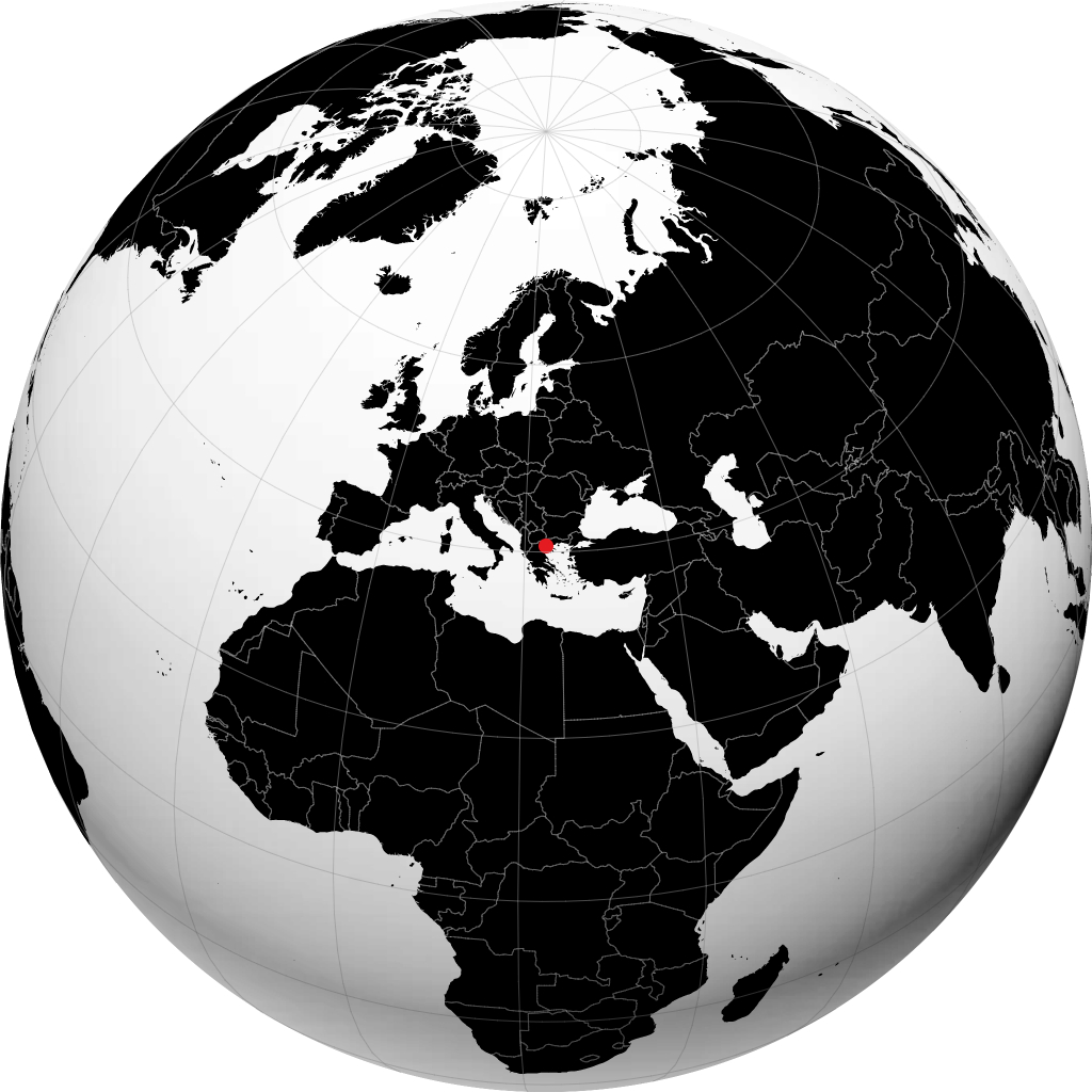 Thessaloniki á hnöttnum