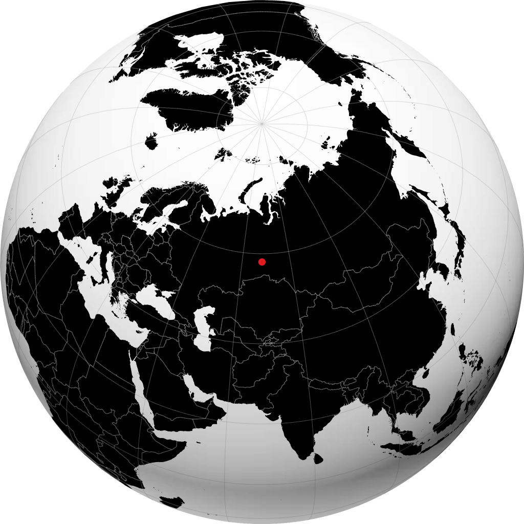 Tobolsk á hnöttnum