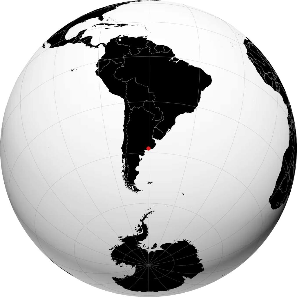 Tres Arroyos á hnöttnum