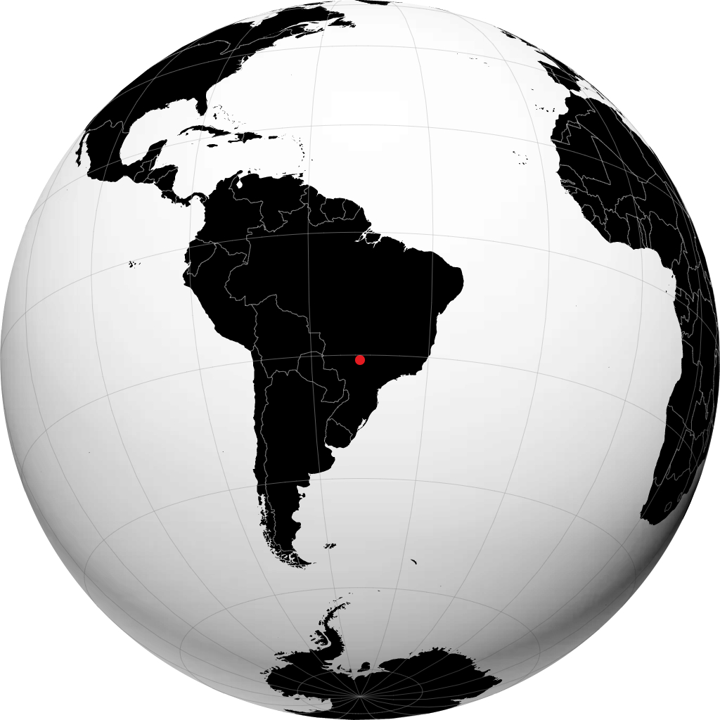 Três Lagoas á hnöttnum