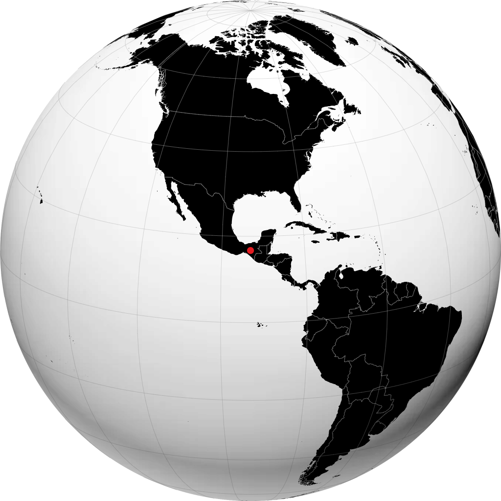 Tuxtla Gutiérrez á hnöttnum