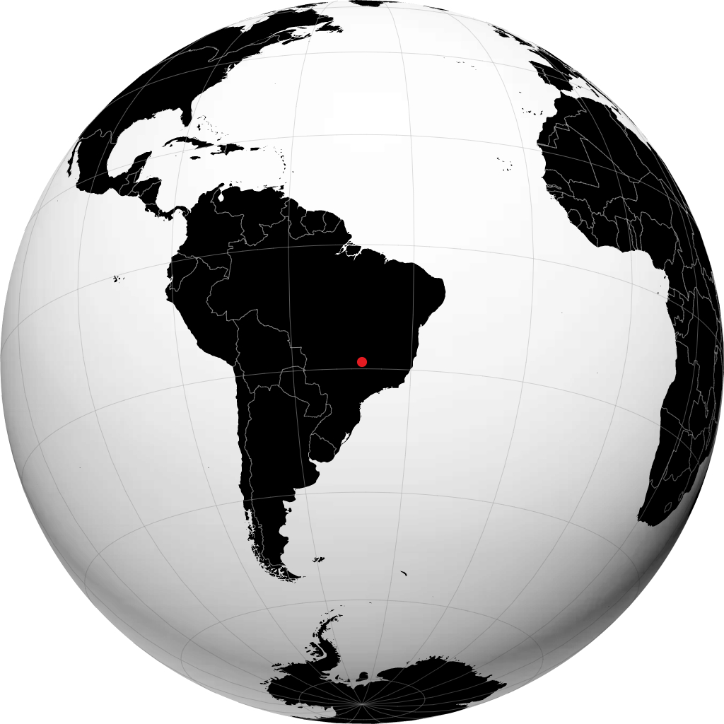 Uberlândia á hnöttnum