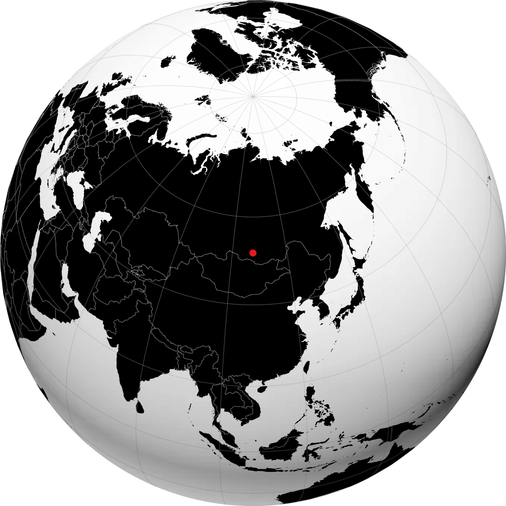 Ulan-Ude á hnöttnum
