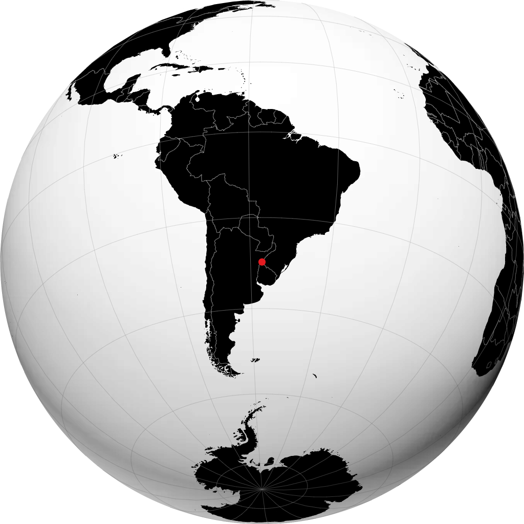 Uruguaiana á hnöttnum