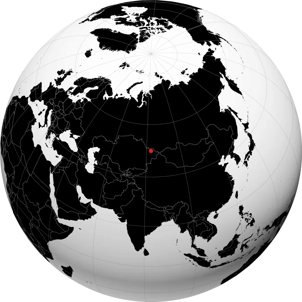 Ust-Kamenogorsk á hnöttnum