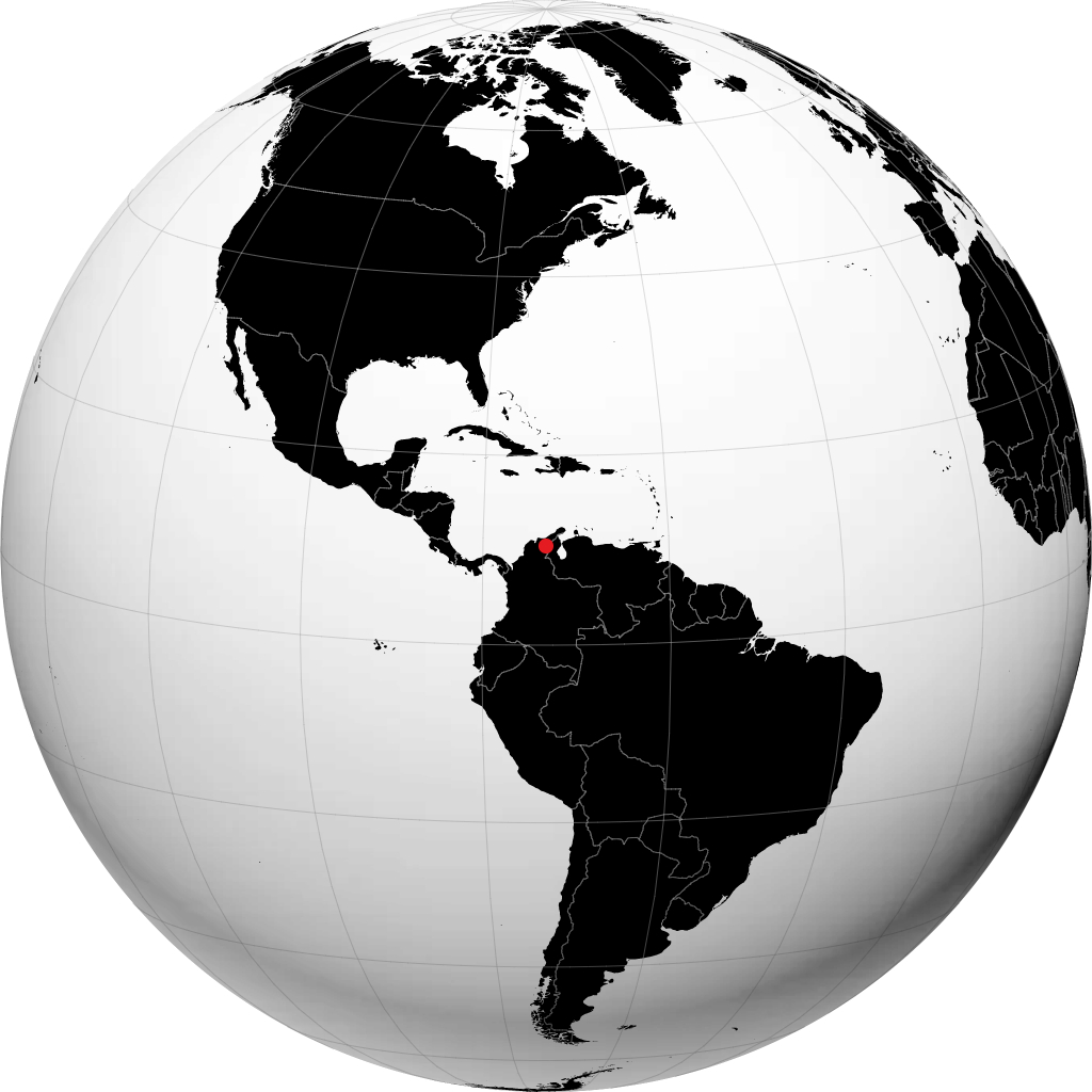 Valledupar á hnöttnum