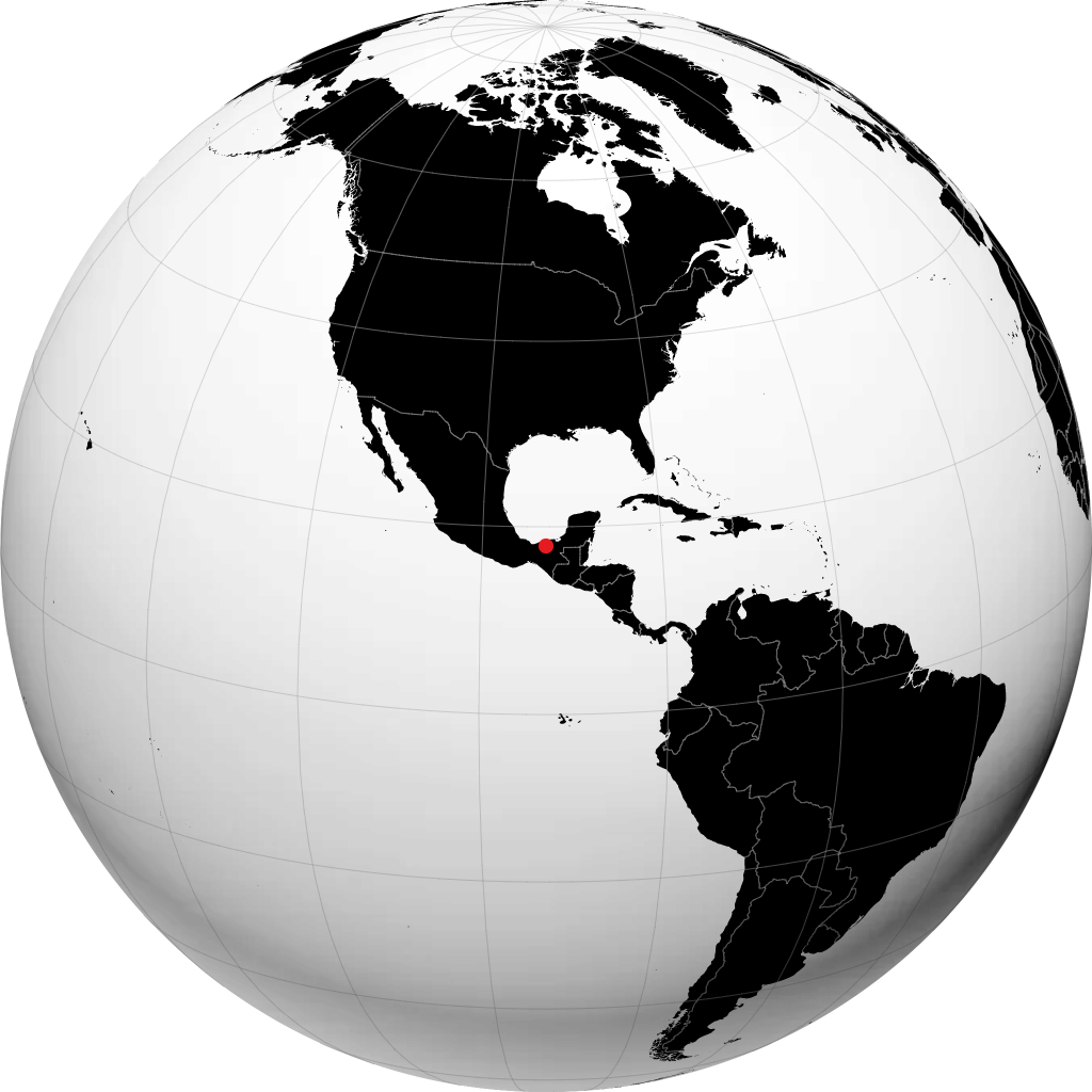 Villahermosa á hnöttnum