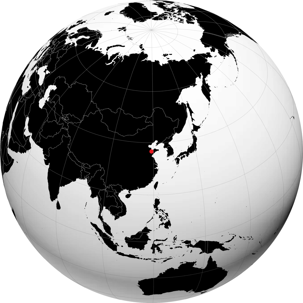 Weifang á hnöttnum