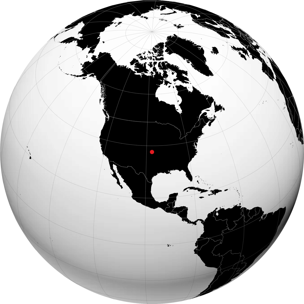 Wichita á hnöttnum
