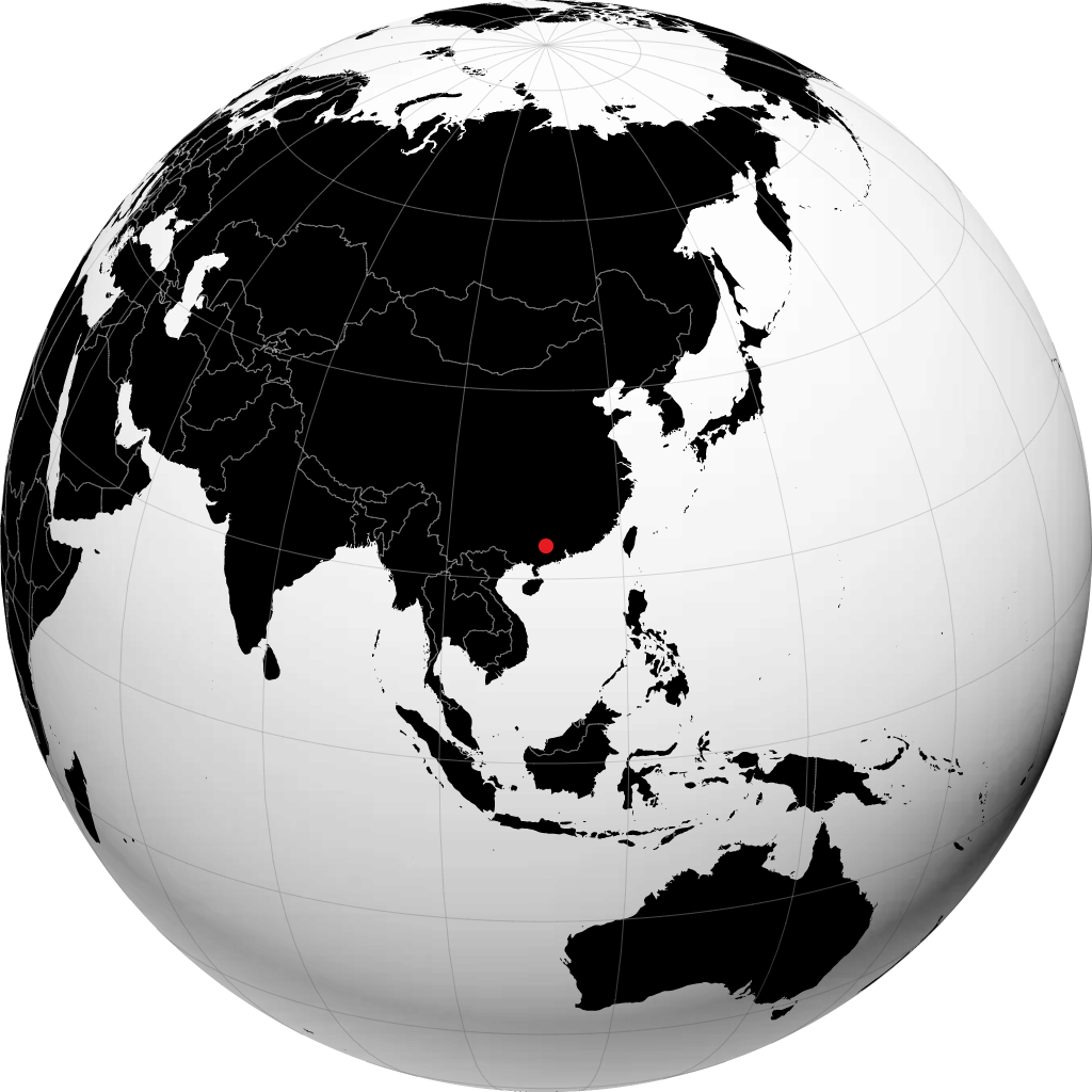 Wuzhou á hnöttnum