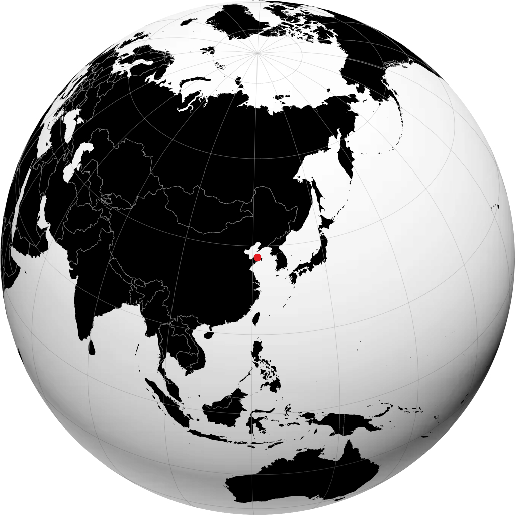 Yantai á hnöttnum