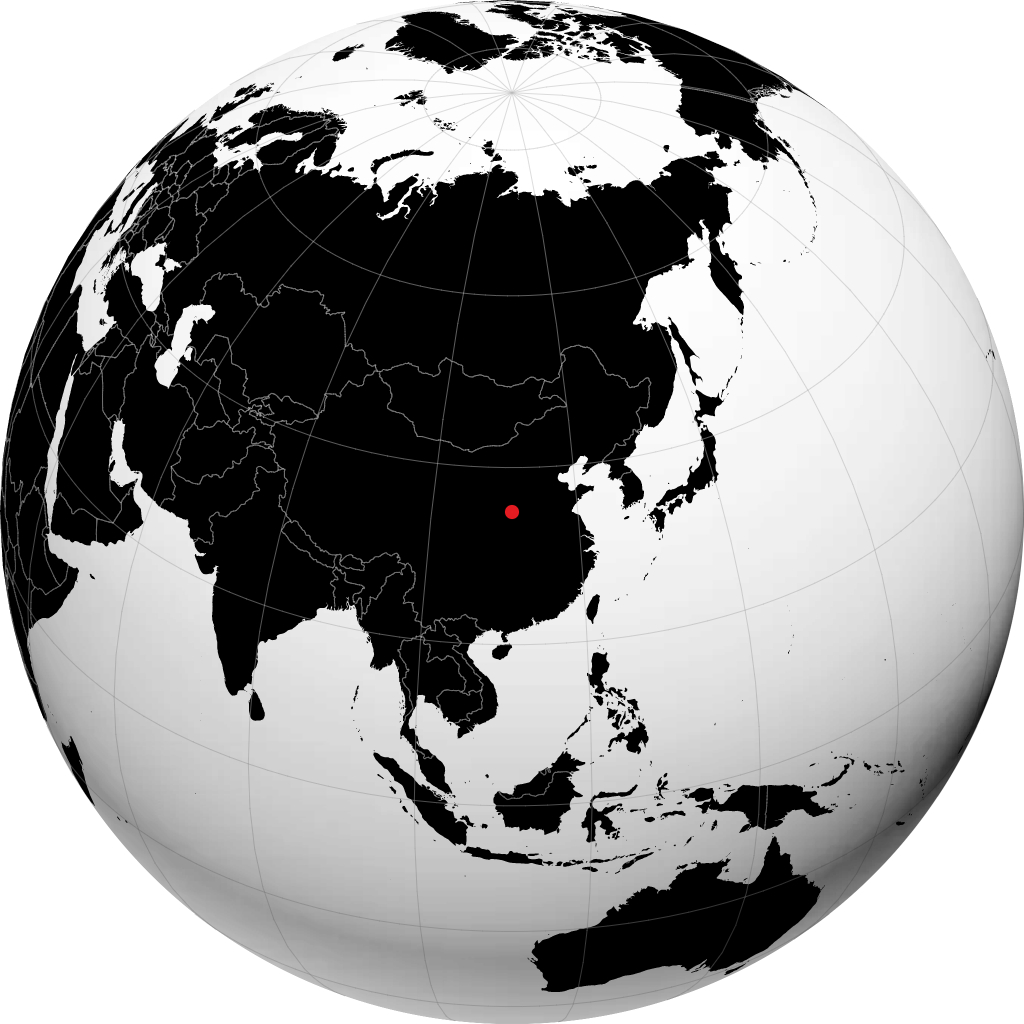 Yuncheng á hnöttnum