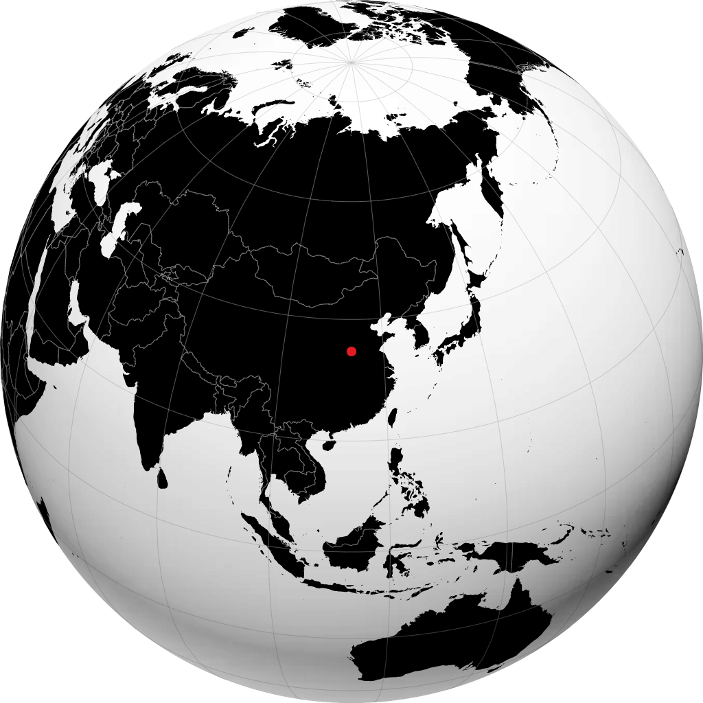 Zhengzhou á hnöttnum