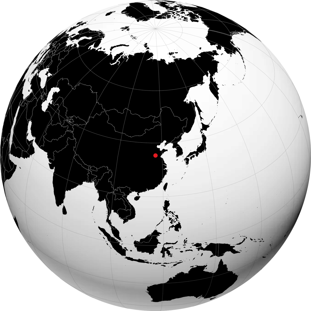 Zoucheng á hnöttnum