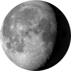 Minnkandi tungl, lýsing 83.4%